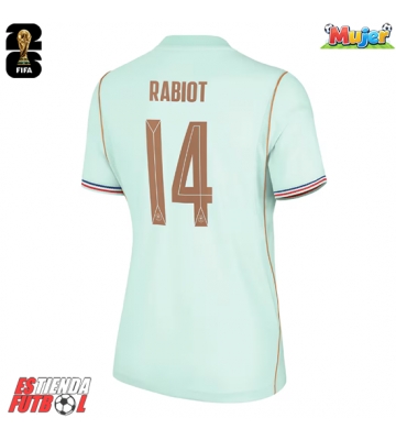 Francia Adrien Rabiot #14 Segunda Equipación Mujer Mundial 2026 Manga Corta